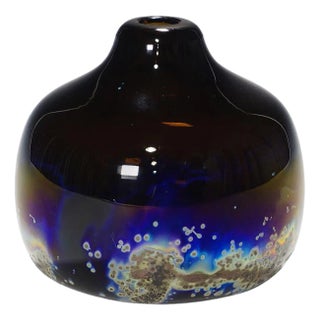 Vintage Aomi Vase by H. R. Janssen for Graal Glass, 1970s For Sale
