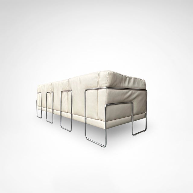 Pen Club 3-Seater Sofa by Kwok Hoi Chan for Steiner, France, 1980s For Sale - Image 10 of 12