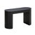 Boho Chic Marlow Black Wood Writing Desk For Sale - Image 3 of 11