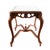 Mid 20th Century Hand-Carved Walnut Side Table For Sale - Image 5 of 7
