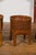 Mid 20th Century Mid 20th Century Woven Rattan Basket on Legs with Greek Key Motifs For Sale - Image 5 of 12