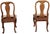 Early 19th Century Antique Baroque Chairs in Walnut, 1800, Set of 2 For Sale - Image 5 of 18