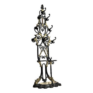 Cast Iron Coat Rack, 19th Century For Sale