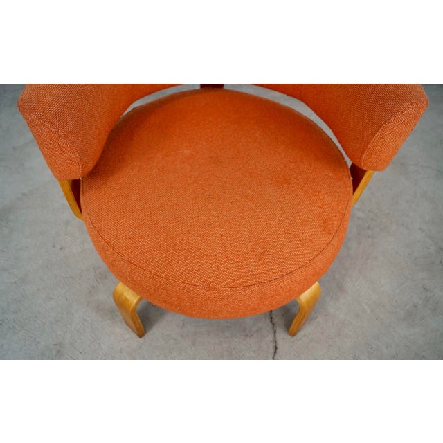 Early 2000’s Postmodern Carina Bengs Bentwood Swivel Lounge Chair For Sale - Image 10 of 12