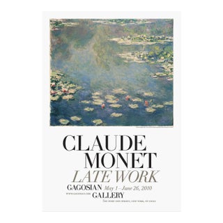 Claude Monet Late Work Nympheas Exhibition Poster (1904-05), 2010 For Sale