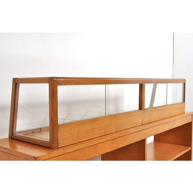Vintage Display Cabinet in Oak by Minks, 1920s For Sale - Image 15 of 16