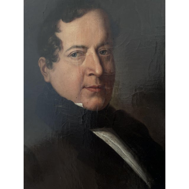 Portrait of a German Opera Tenor, 1840s, Oil Painting on Canvas, Framed For Sale - Image 6 of 16