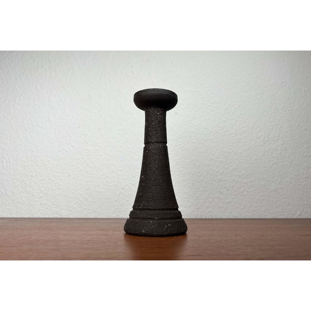 Mid-Century Modern Danish Studio Pottery Candleholder from Lehmann Pottery, 1960s For Sale - Image 17 of 17