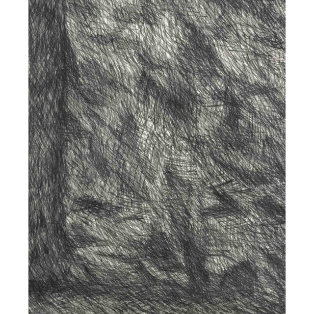 Late 20th Century Joseph Gardella Abstract Composition Graphite For Sale - Image 5 of 9