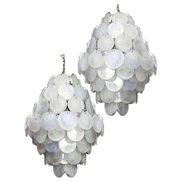 Vintage Italian Murano Chandeliers, 1990, Set of 2 For Sale - Image 17 of 17