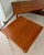 Vintage 1960's MCM Scandinavian Teak Wood Coffee and End Table Set of Three For Sale - Image 4 of 8
