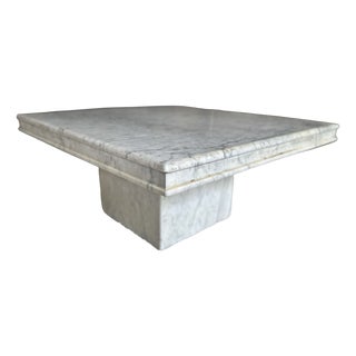Vintage Italian Marble Coffee Table, 1970s For Sale