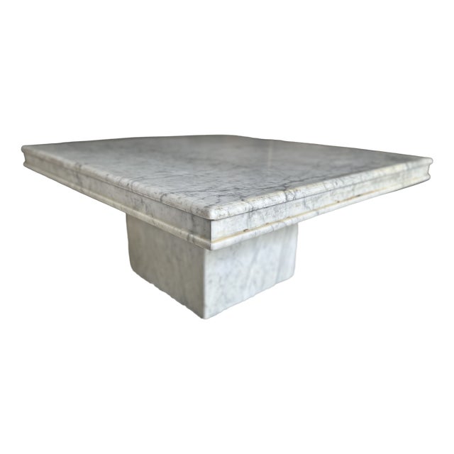 Vintage Italian Marble Coffee Table, 1970s For Sale