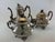 Metal Late 19th Century Napoleon III Sterling 3 Pc Tea & Coffee Set w/ Tray For Sale - Image 7 of 18