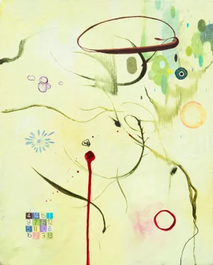 'Abstract With Wiccan and Tarot Symbols' by Holly Blake, 2016; San Francisco Art Institute