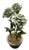 Vintage Chinoiserie Tôle Peinte Floral Topiary in Chonqing-Style Ceramic Pot For Sale In West Palm - Image 6 of 12
