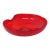 1960s Ruby Red Hand-Blown Glass Ashtray For Sale