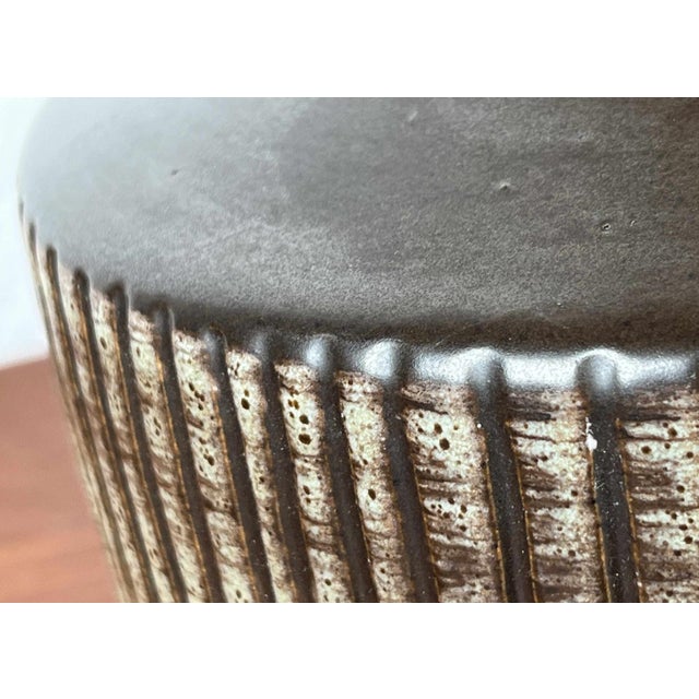 Mid-Century East German GDR Pottery Vase from Veb Haldensleben, 1960s For Sale - Image 12 of 15