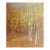 Mid 20th Century Impressionist Mountain Aspens Pastel Landscape Painting For Sale