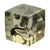 Vintage Decorative Cube with Mechanical Elements by Pierre Giraudon, 1970s For Sale
