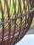 Franco Albini Franco Albini Rattan Cage Pendant Chandelier With Interior Shade For Sale - Image 4 of 12