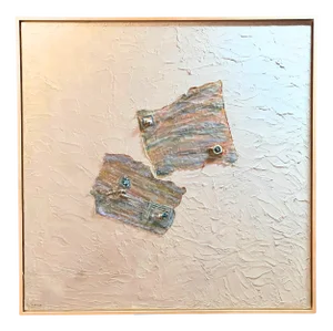 Elena Camacho, Dancing II, Mixed Media, Framed
