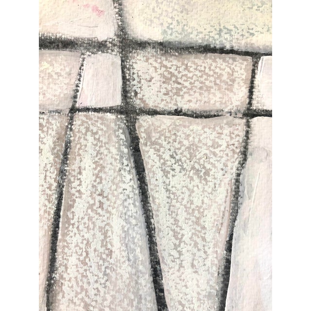 2020s “Ice Wall” Contemporary Original Abstract Painting by CL Auker For Sale - Image 5 of 6