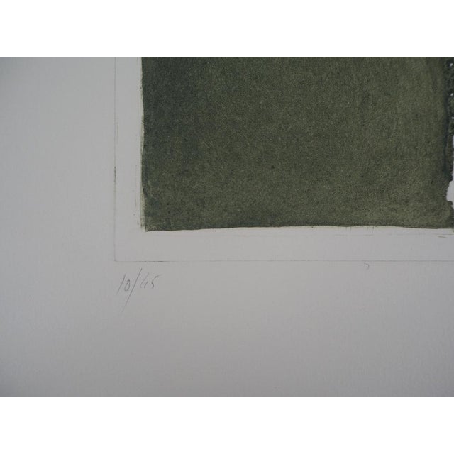 Erik Bersou Face With No Look Original etching Signed in pencil Numbered out of /45 copies On 74 x 56.5 cm BFK Rives...