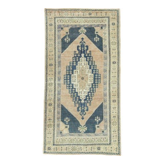 Turkish Vintage Rug 4'10" x 9'1" #20812 For Sale