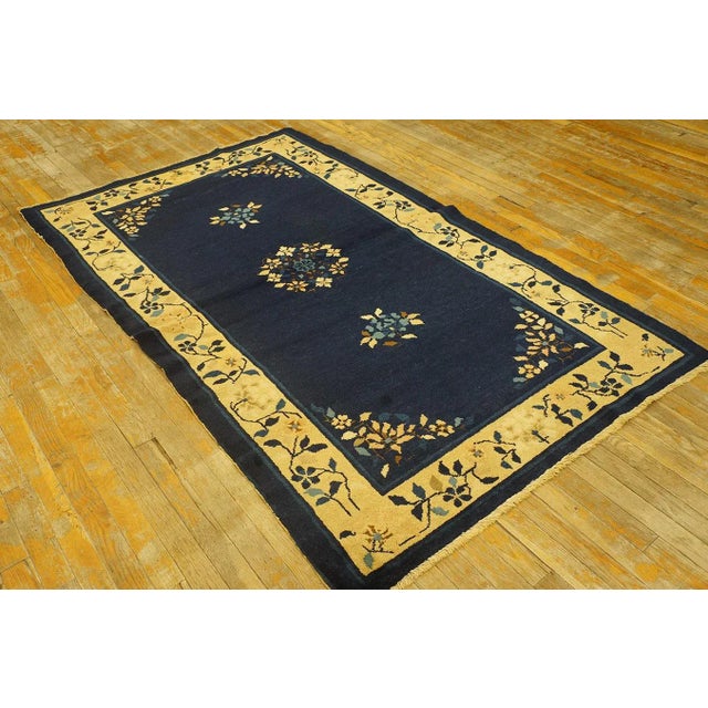 Early 20th Century Chinese Peking Carpet ( 4' x 6'8" - 122 x 203 ) Chinese - Peking The commercial Peking carpet is a...