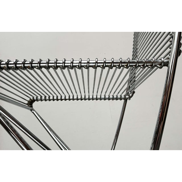 Postmodern German Kreuzschwinger Kitchen Barstool by Till Behrens for Meyer Stahlmöbel, 1980s For Sale - Image 11 of 18