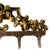 Vintage Italian Wall Coat Rack in Brass, 1960s For Sale - Image 4 of 8