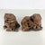 Wood Large Vintage Pair Unique Burl Wood Carved Sculptural Book Ends Mid Century MCM For Sale - Image 7 of 12