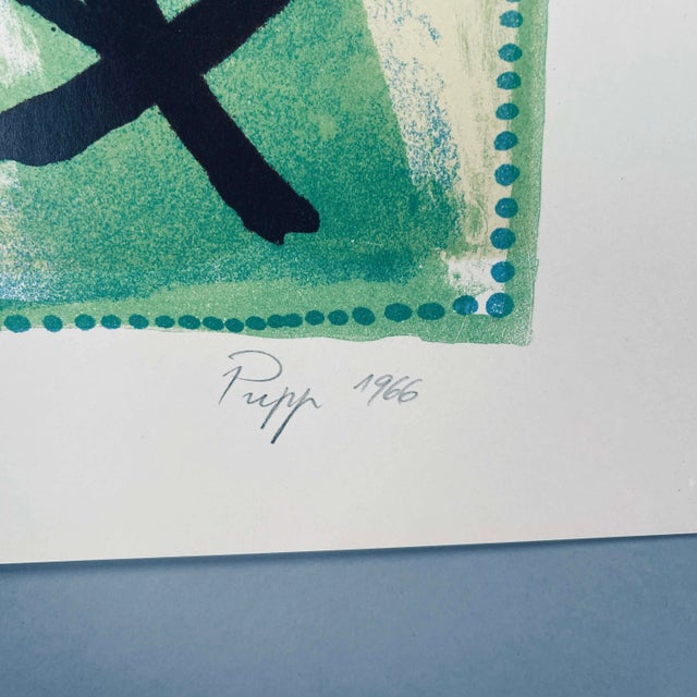 Mid 20th Century "Fruhung an Der See" Artist's Proof Numbered Print by Gisbert Pupp For Sale In New York - Image 6 of 12