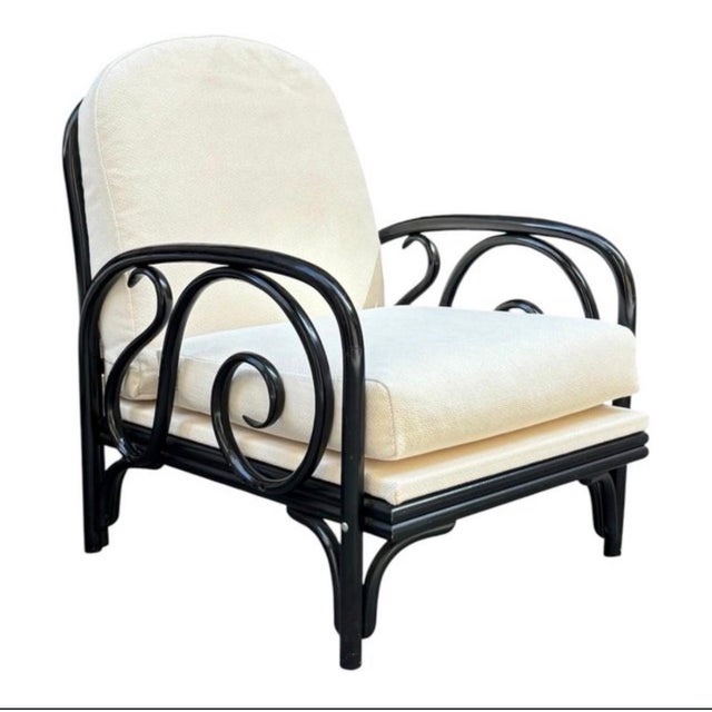 Wood Vintage Italian Armchairs in Beech, 1950, Set of 2 For Sale - Image 7 of 10