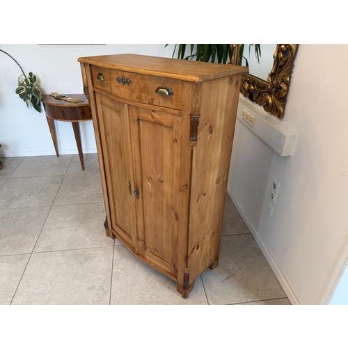 Rustic Farmhouse Cabinet in Softwood For Sale - Image 6 of 10