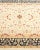 Solo Rugs Mogul, One-of-a-Kind Hand-Knotted Area Rug in Ivory, 4' 1" x 6' 2" For Sale - Image 4 of 8