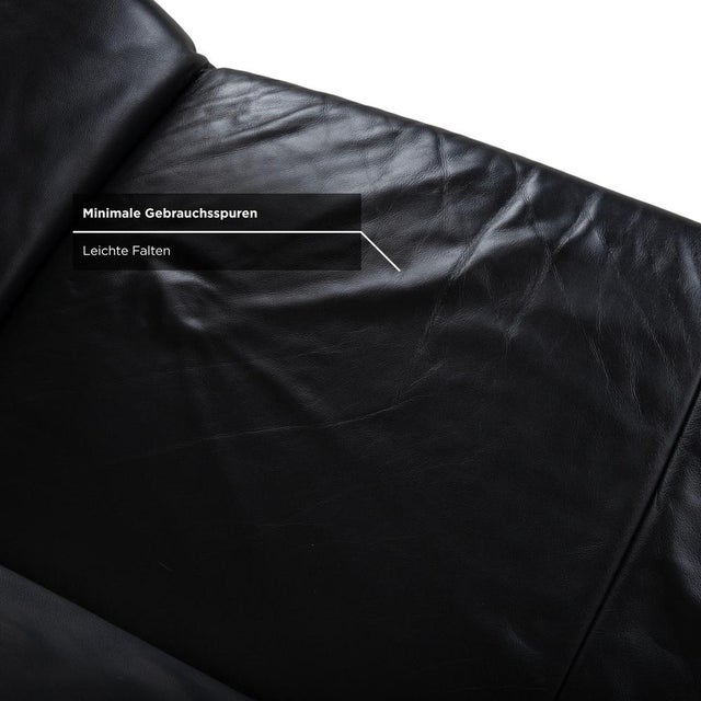 Rossini 2-Seater Sofa in Black Leather from Koinor For Sale - Image 10 of 15