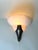Art Deco Style Hand-Carved Alabaster and Brass Wall Sconces, 1980, Set of 2 For Sale - Image 9 of 15