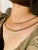 Contemporary 7.35 Carats Natural Diamond 18k Gold Wedding Tennis Necklace for Her by VRJewels For Sale - Image 3 of 14