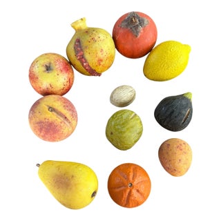 Vintage Italian Stone Fruit Lot of 11 Unpolished For Sale