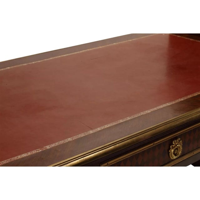 Cartonnier, Louis XVI Style, Ormolu, Late 1900's Bureau Plat, Writing Desk For Sale - Image 4 of 4