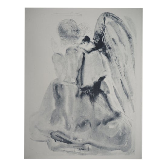 After Salvador Dali, Paradise 2: The Angel, Heliogravure and Etching For Sale