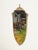 Metal Large Neoclassical Italian Shield Brass Wall Mirror by Gio Ponti, 1950s For Sale - Image 7 of 10