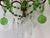 Green Italian Green Murano Glass Drops, Prisms & Swags Sconces C 1930 For Sale - Image 8 of 11