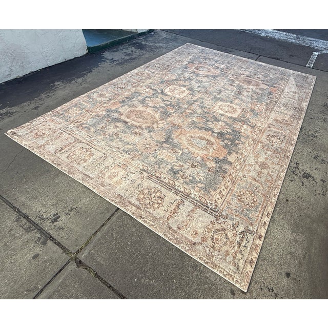 Traditional 8ft 6in × 11ft 7in Loloi Margot Area Rug, Ocean Spice For Sale - Image 3 of 12