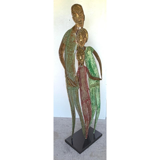 Monumental “The Guy Fawkes Family” Patinated Bronze Sculpture by A. Souer For Sale - Image 18 of 18