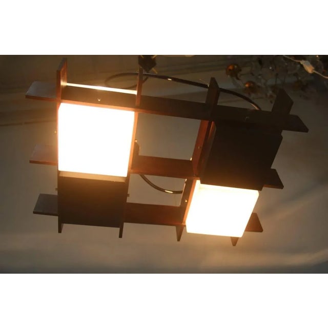 Metal Ceiling Lamp by Angelo Brotto for Esperia, 1960s For Sale - Image 7 of 11