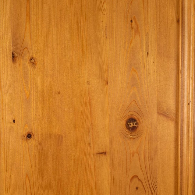 Wood Softwood Pantry Cabinet with 3 Drawers For Sale - Image 7 of 8