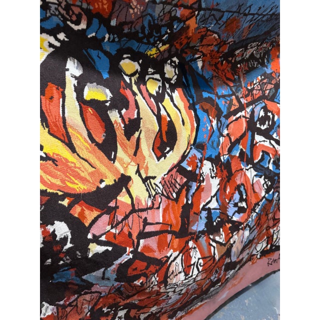 Abraham Rattner (American, 1895-1978) Hand signed Rattner on the label and signed in the weave Edition 1 OF 8 (I do not...